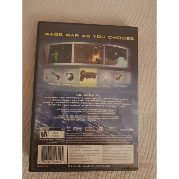 Deus Ex: Invisible War Pc Game CD - Picture 6 of 8